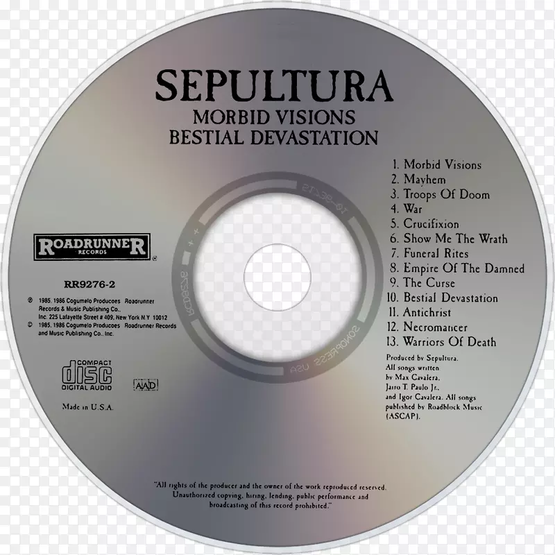 光盘以一切必要的方式降低产品的质量-Sepultura-Sepultura