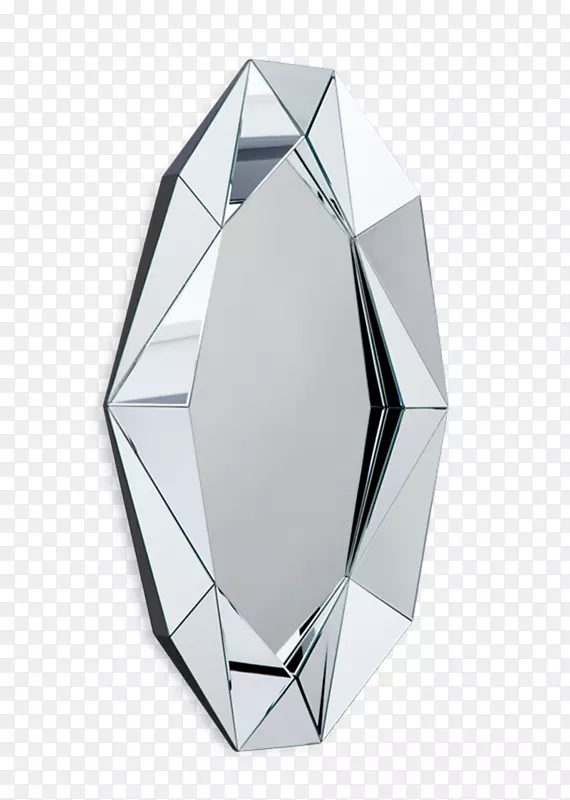 反射哥本哈根镜银水晶钻石镜
