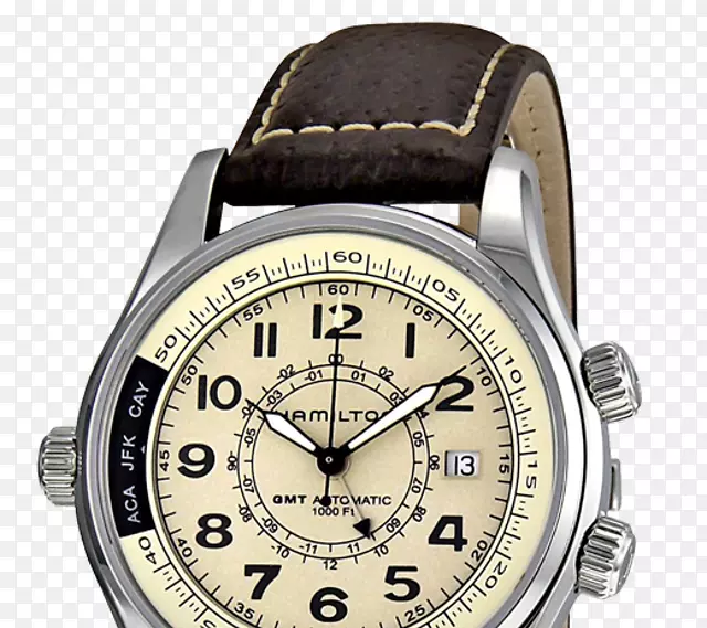 手表表带汉密尔顿手表公司自动手表汉密尔顿卡其航空飞行员自动手表