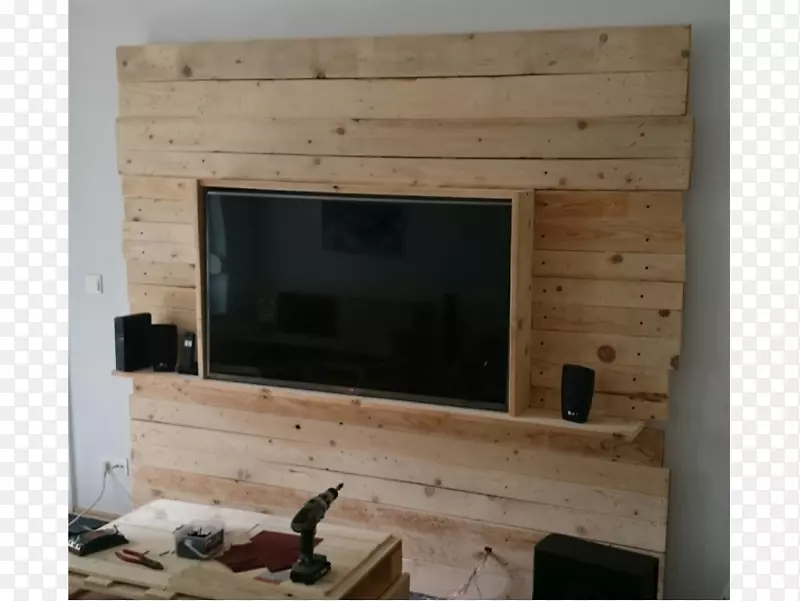 木墙电视创意地板-木材