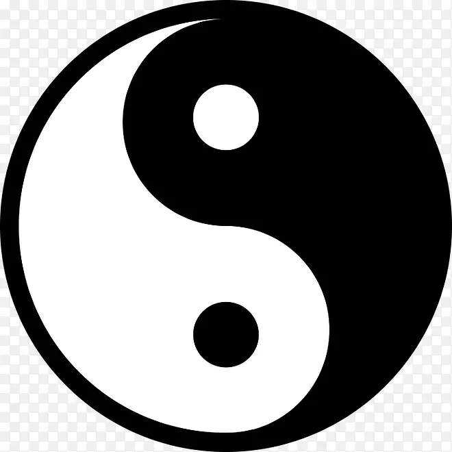 阴阳符号平衡与和谐之书道教符号