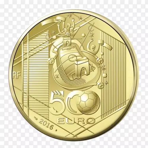 金币欧足联欧洲足球锦标赛奖牌-500欧元