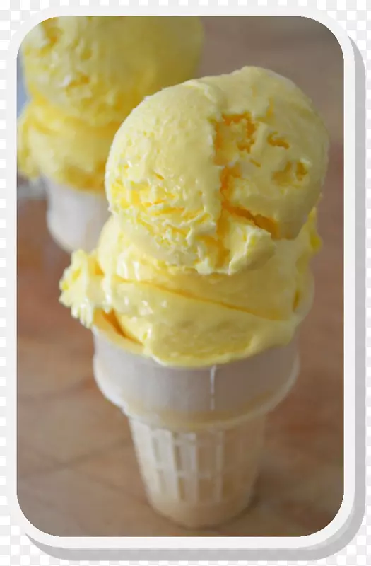 冰淇淋锥冻酸奶冰糕冰淇淋