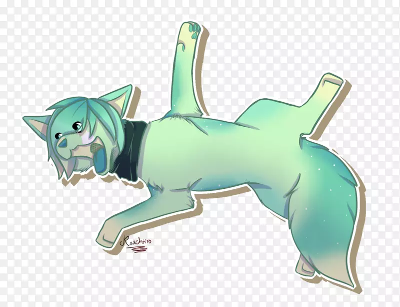 猫狗绿松石猫