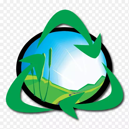 回收符号建筑工程拆卸徽章