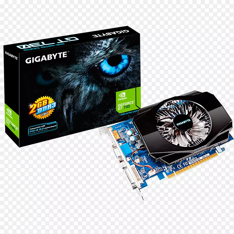显卡和视频适配器Nvidia GeForce GT 730 GB技术笔记本电脑