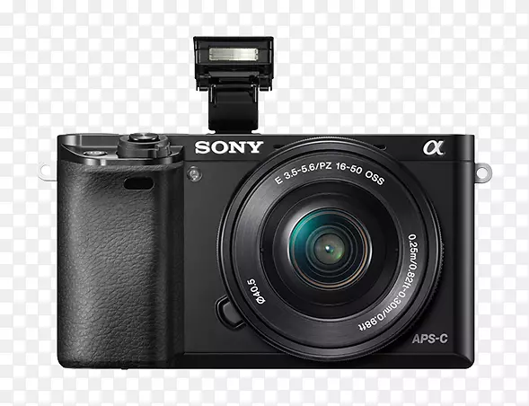 索尼α6300无镜可换镜头相机sony e pz 16-50 mm f/3.5-5.6 oss有源像素传感器-摄像机