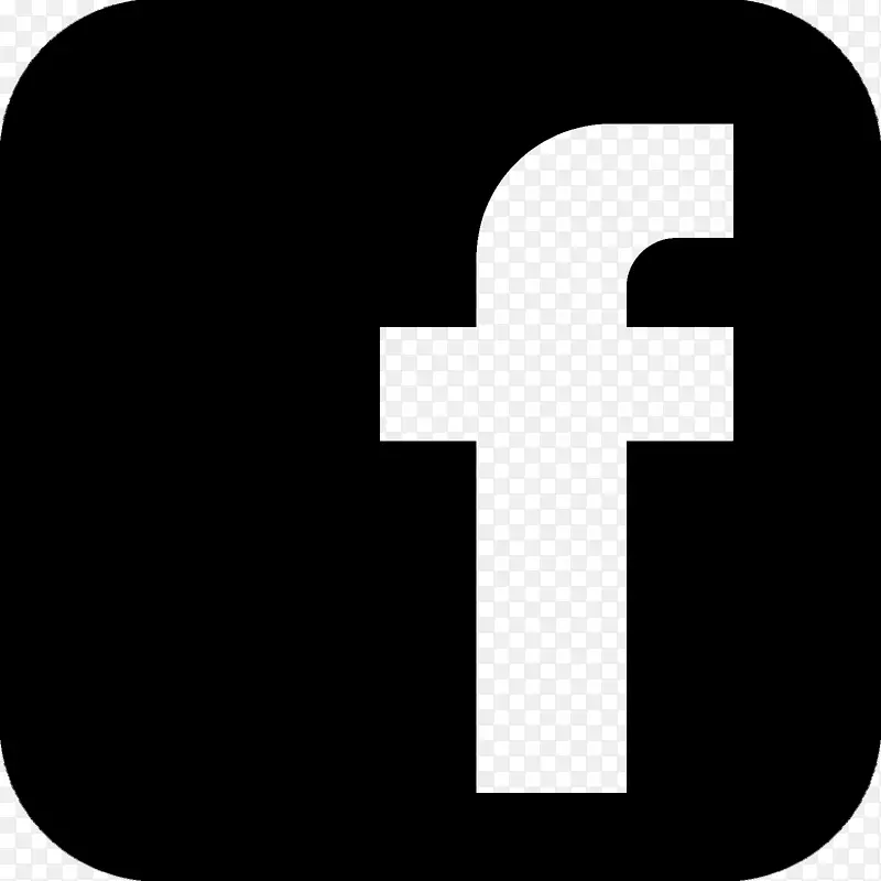 facebook喜欢黑白电脑图标-facebook