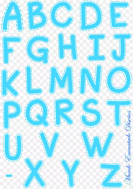 英文字母海报字体