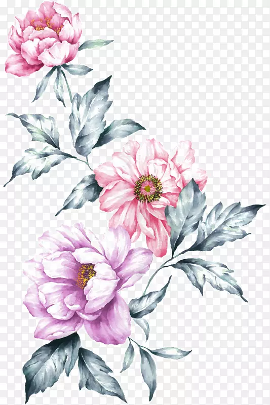 花卉设计水彩画花卉设计