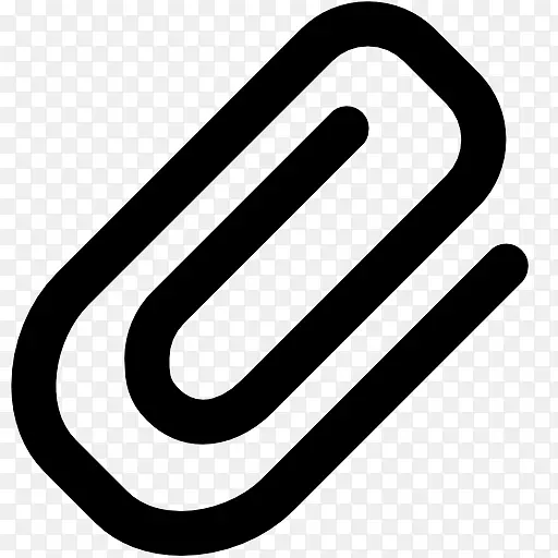 电子邮件附件符号计算机图标符号