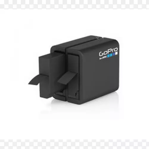 电池充电器GoPro Hero4黑色版可充电电池GoPro英雄5黑色-GoPro