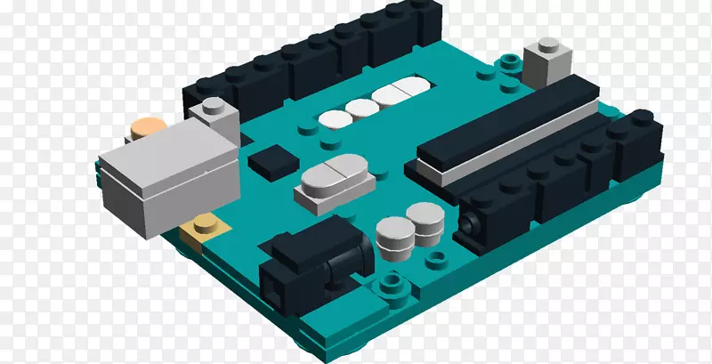 微控制器电子电气连接器.Arduino徽标