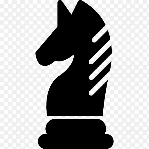 棋子骑士电脑图标-国际象棋