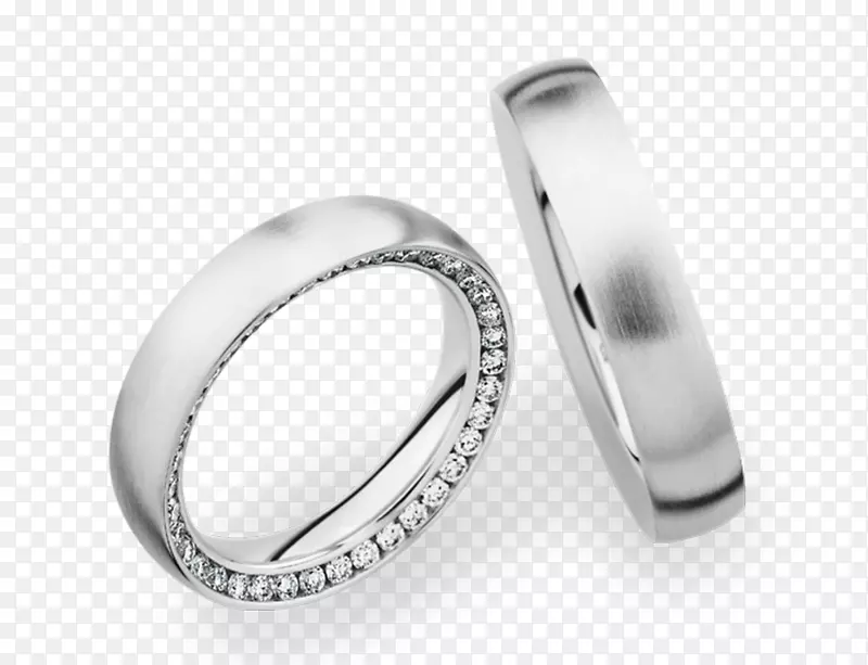 结婚戒指耳环银首饰戒指