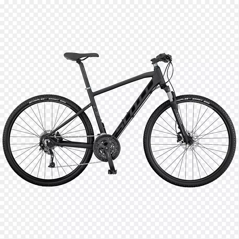 混合动力自行车斯科特运动自行车交叉自行车叉-自行车