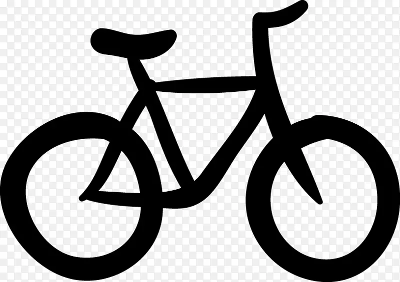 自行车摩托车剪贴画-自行车