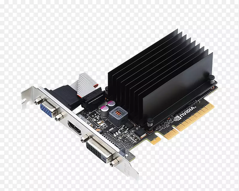显卡和视频适配器NVIDIA GeForce GT 710 DDR 3 SDRAM Palit-Nvidia