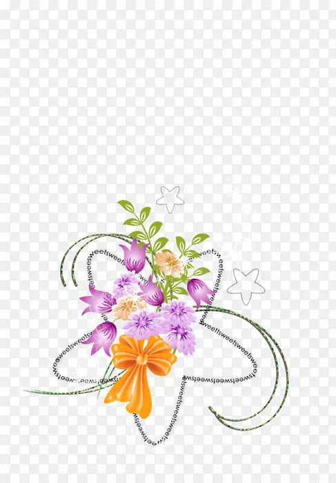 花卉设计-цветочныерамки