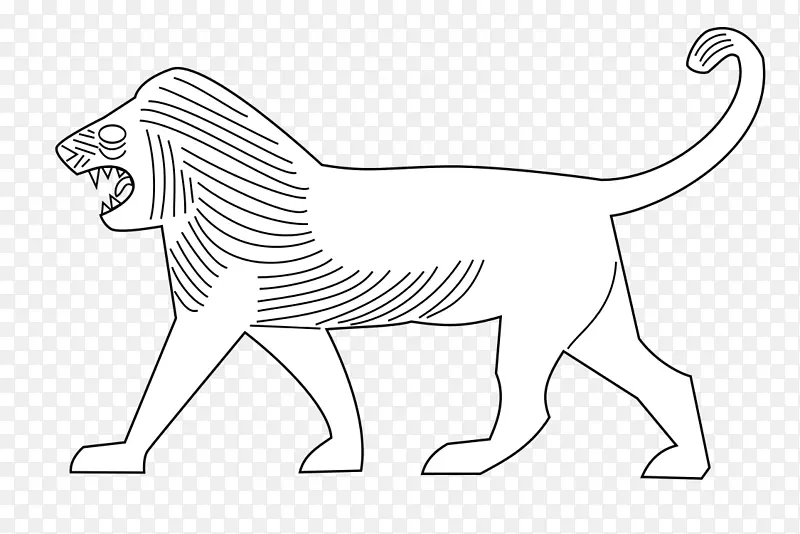 巴比伦猫狮伊什塔尔门-猫
