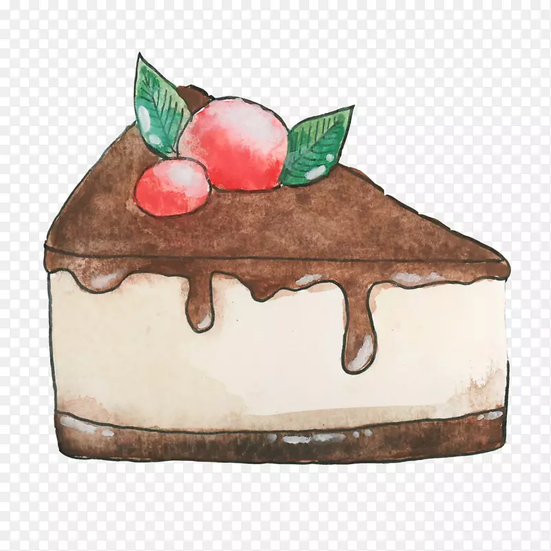 芝士蛋糕红天鹅绒蛋糕纸杯蛋糕甜点巧克力