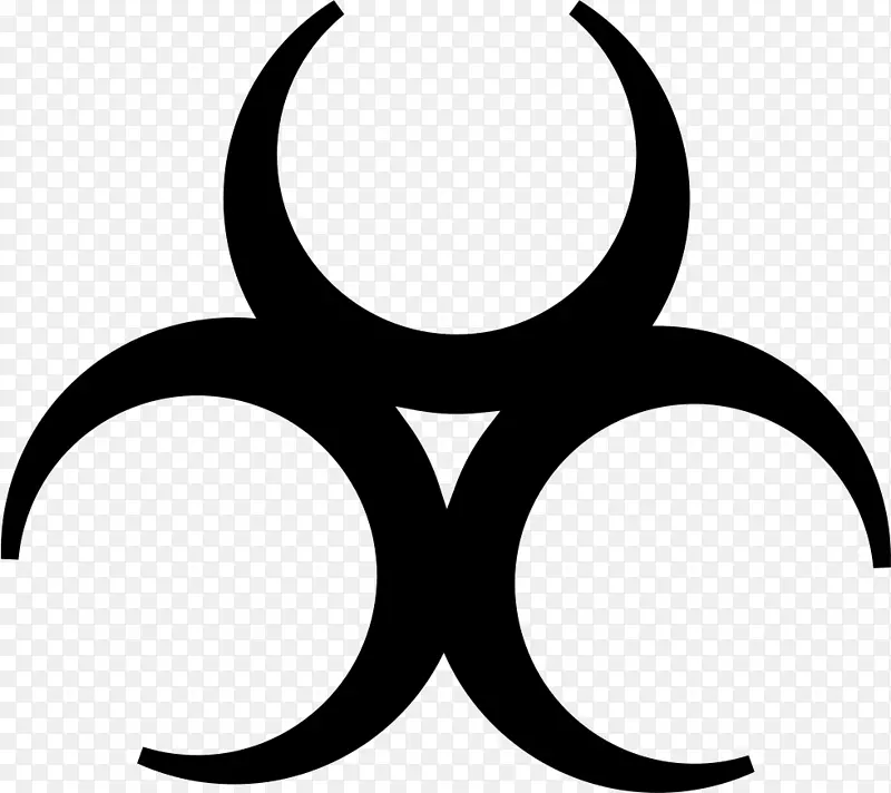 生物危险符号计算机图标生物学符号