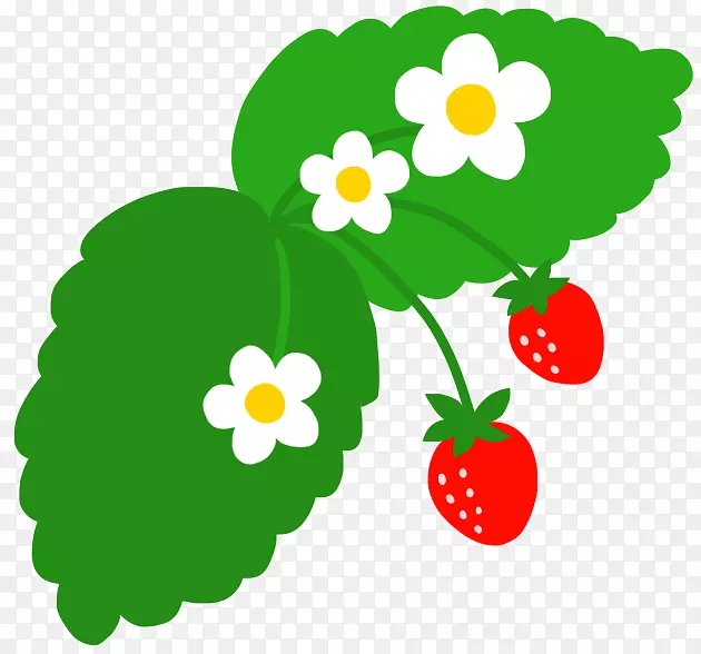 草莓食品水果剪贴画-草莓
