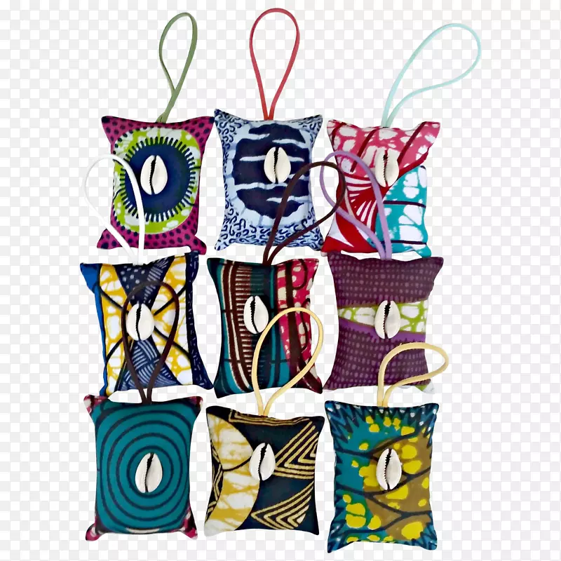 非洲蜡染荷兰蜡纺织品圣诞装饰品-非洲
