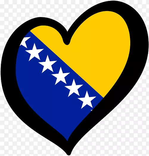 波斯尼亚和黑塞哥维那莫斯塔尔萨拉热窝旗欧洲电视歌曲比赛-欧洲电视旗帜