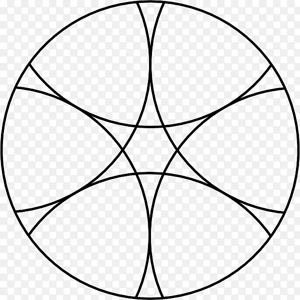 神圣几何学圆花瓣圆圈