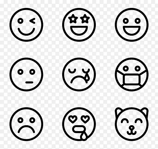 计算机图标笑脸用户界面封装PostScript表情符号-笑脸