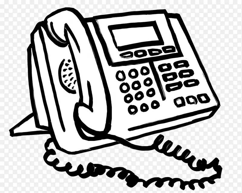 线路艺术电话绘图夹艺术办公室电话