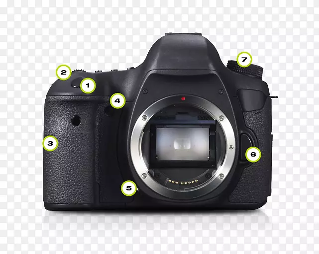 佳能Eos 6d标记II佳能透镜安装数码单反相机