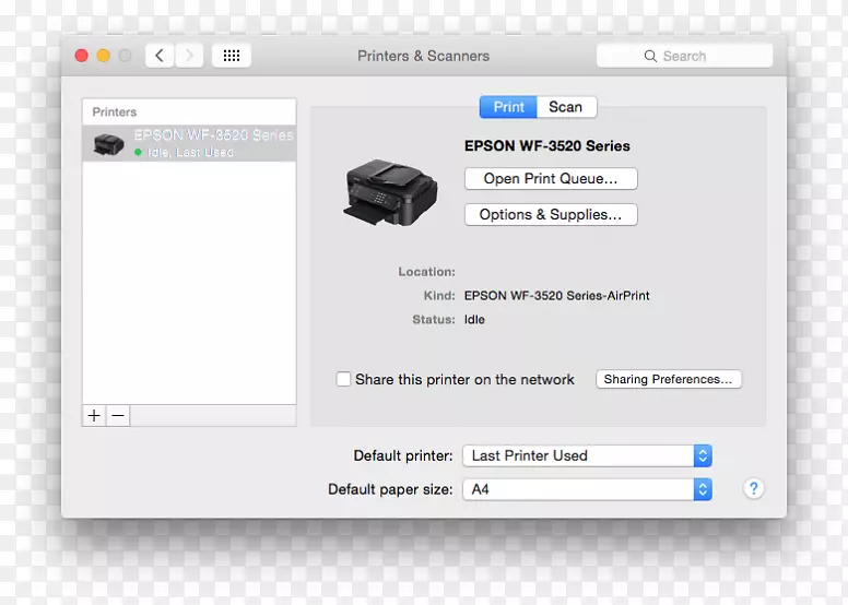 惠普打印机图像扫描仪MacOS-Hewlett-Packard