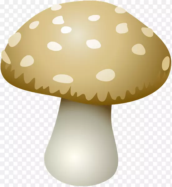 香菇剪贴画-蘑菇