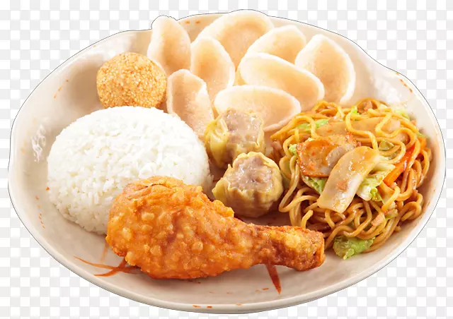 泰国菜，菜，印尼菜，炸鸡丰盛早餐-鸡肉