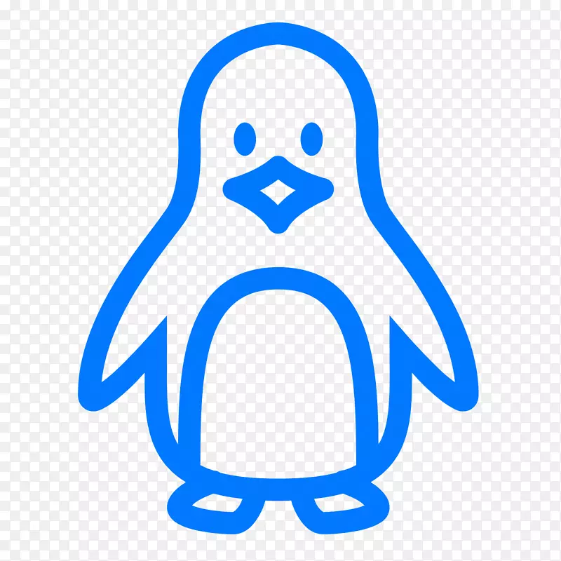 企鹅电脑图标剪贴画-企鹅