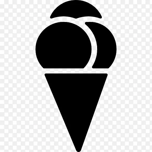 冰淇淋锥电脑图标牛奶冰淇淋