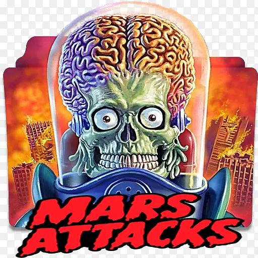 YouTube火星攻击火星游戏电影海报-火星攻击！