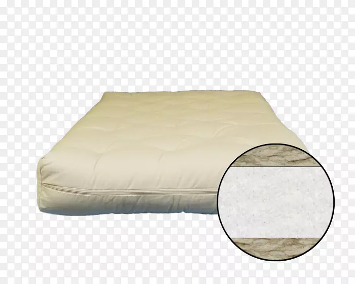 床垫，复式双层床，羽绒被-棉质纤维