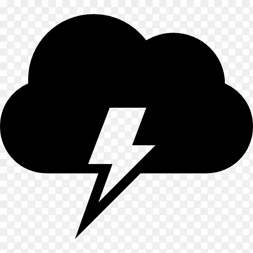 计算机图标符号雷雨闪电剪辑艺术符号