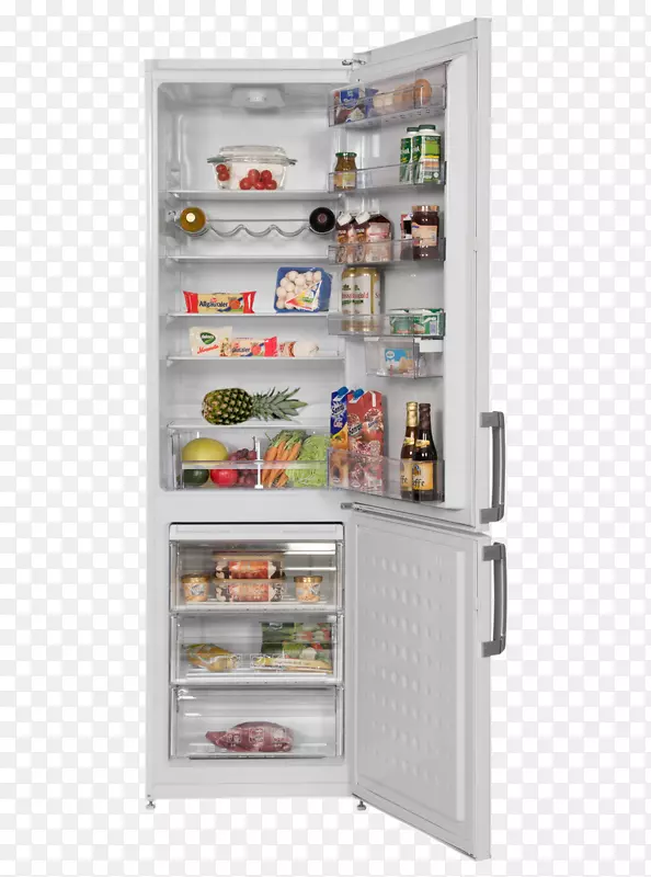 电冰箱Beko cs 238020冷藏柜Beko rcsa365k30xp-冰箱