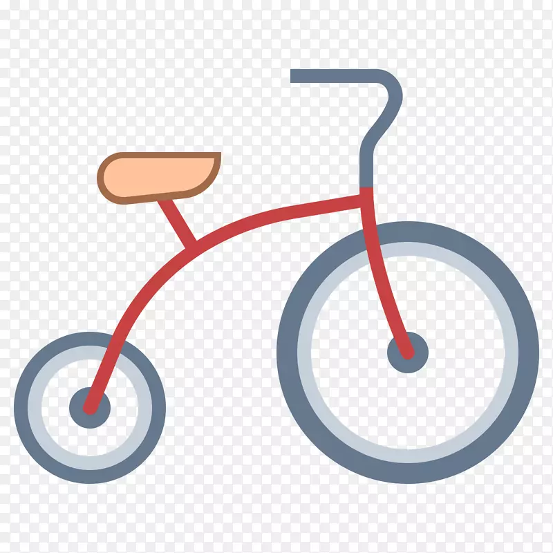 自行车三轮车山地车电脑图标剪贴画-自行车