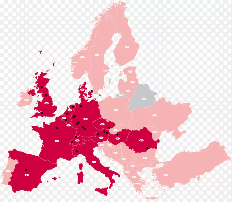 欧洲联盟欧洲经济体系成员国。欧洲经济区免版税-欧罗巴卡尔特空白