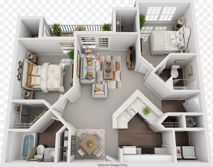 平面图住宅公寓室内设计服务房屋-家居