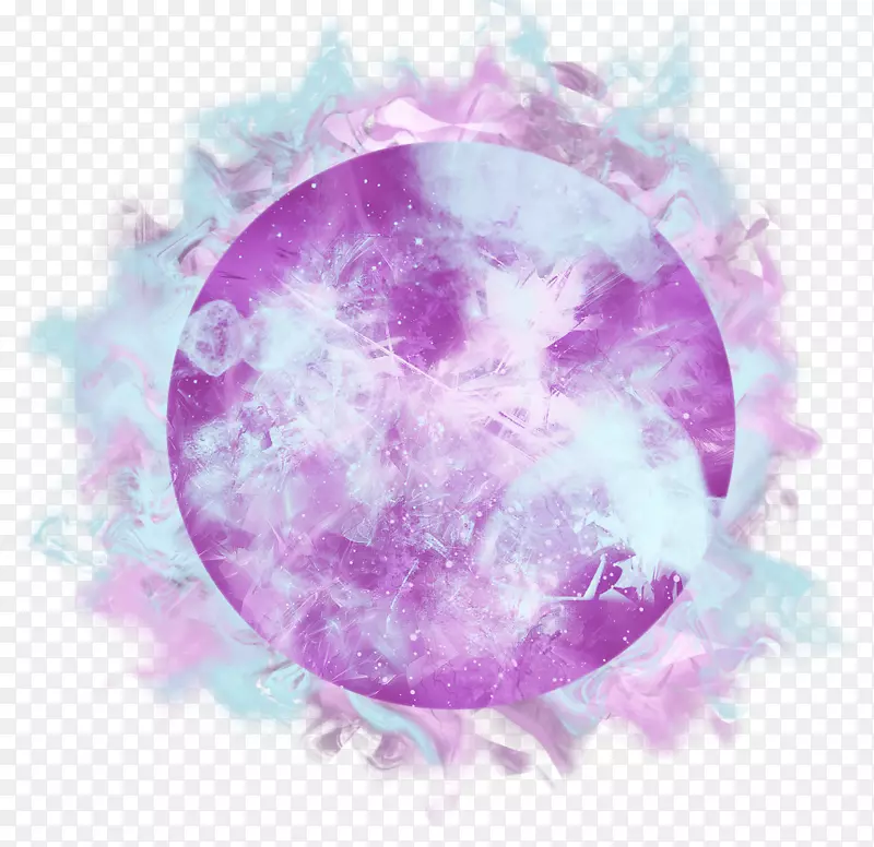 紫色创新蓝色星球-紫色