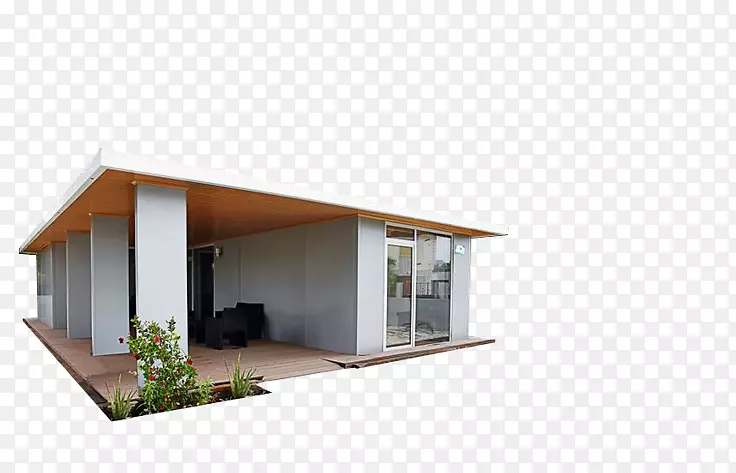 IZIproject.模块化自建现代成套系统预制构件房屋屋顶停尸房建筑.房屋