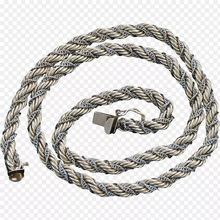 绳链手镯金项链