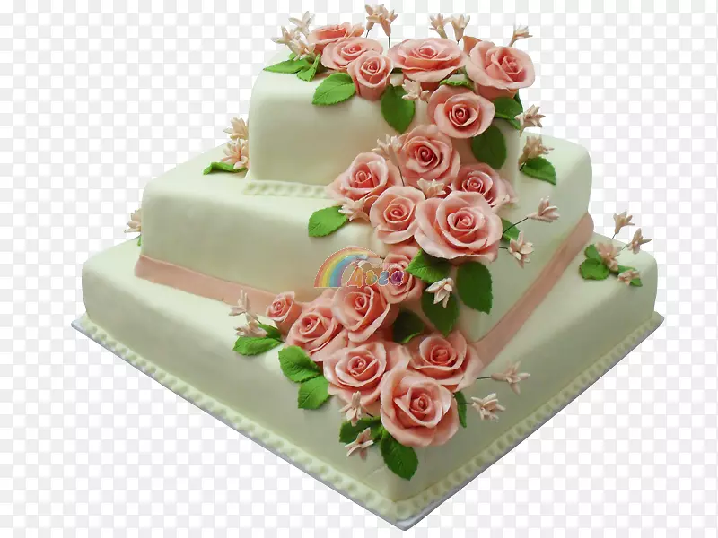 婚礼蛋糕装饰锦上添花-婚礼蛋糕
