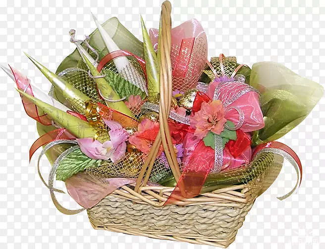 花卉设计食品礼品篮切花花束